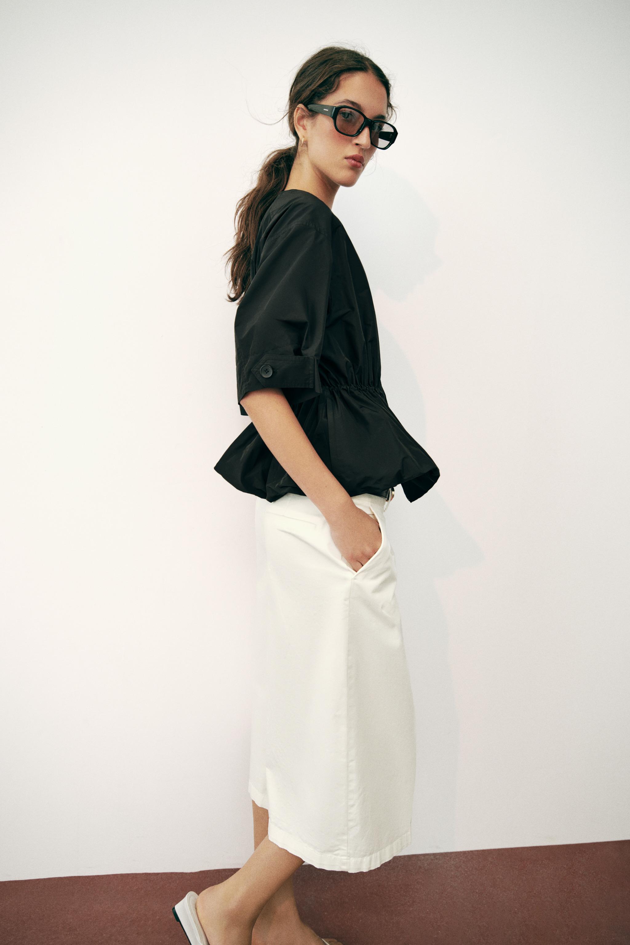 SHORT SLEEVE BALLOON PARKA